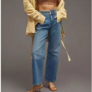 Pilcro Women's "The Joey" High-Rise Double Waistband Jeans size 33 tall